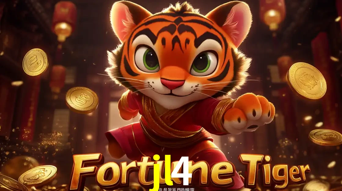 O carismático mascote do jogo de slot Fortune Tiger, um tigre fofo em pose de artes marciais, pronto para trazer sorte e multiplicadores de ganhos no cassino online jl4.